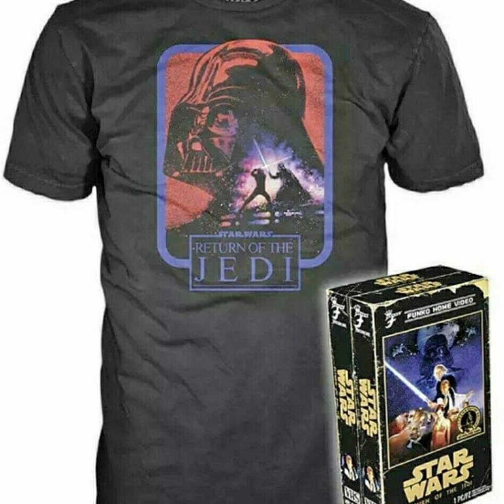 NEW Funko Stars Wars Return of the Jedi Tshirt XL Unisex. STILL SEALED